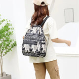 Ancient Design Foldable Drawstring Backpack