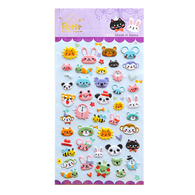 Kawaii Animals Puffy 3D Stickers
