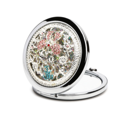 Embellished Magnifying Compact Mirror
