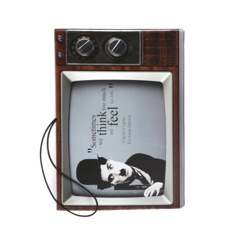 Retro TV Chaplin Passport Cover