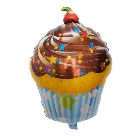 Chocolate Cupcake Mylar Balloon