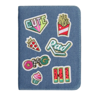 Denim Journal with Zipper