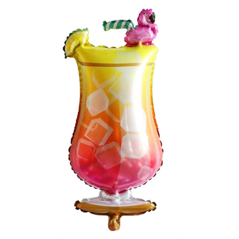 Tropical Drink Mylar Balloon