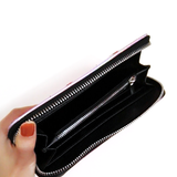Flamingo Embroidered Wallet