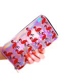 Flamingo Embroidered Wallet