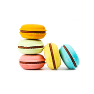 macarons erasers