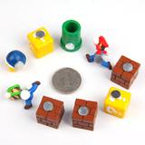 Super Mario Fridge Magnet Set- 10pc