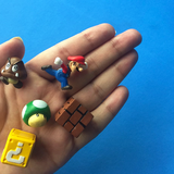 Super Mario Fridge Magnet Set- 10pc