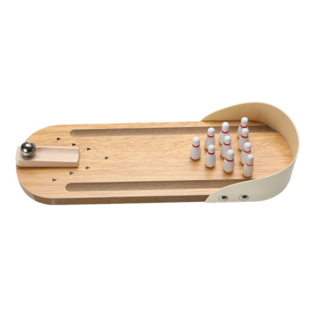 Mini Wooden Bowling Desktop Game – Milx Designs