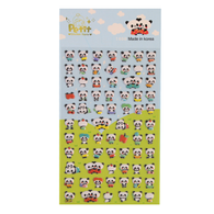 Panda Puffy 3D Stickers
