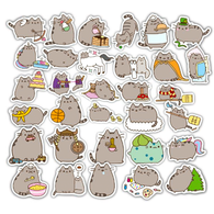 Pusheen Stickers- 10 Pcs