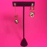 British Tea Time Mismatch Earrings