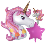 mylar unicorn ballon set