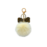 Wow Bow Fur Ball Keychain