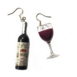 Wine Mismatch Earrings