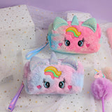 Cute Pink and Purple Unicorn Pencil Pouches