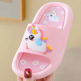 Summer Kids Antislip Unicorn Flip Flops