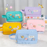 Large 3 Compartment Kawaii Pencil Case