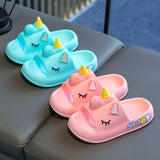 Summer Children Unicorn Flip Flops