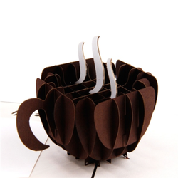 Morning Coffee 3D Pop Up Card