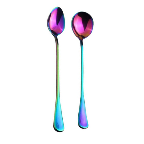 Iridescent Tall Spoons Set