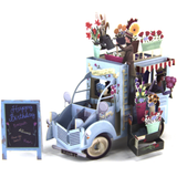 Flower Truck 3D Pop Up Card