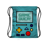 Retro Gamer Drawstring Backpack