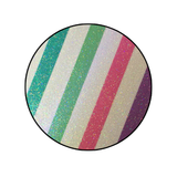 Rainbow Glitter Diagonal Stripe Pattern Notebook
