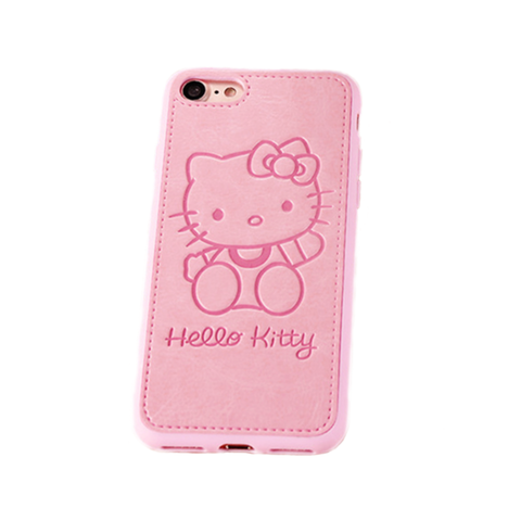 Embossed Kitty Case for iPhone 6, 6+, 7