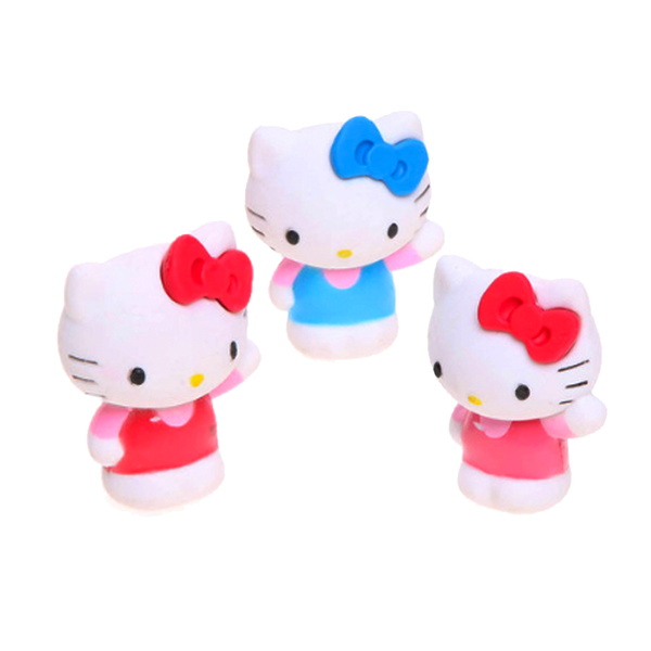 Hello Kitty Eraser Set 3 Pcs Milx Designs