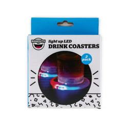 Light up LED Drink Coasters - Set of 2