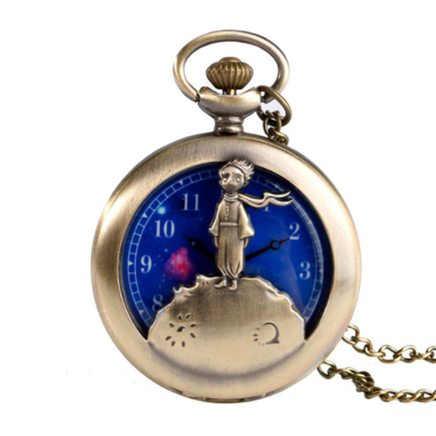 Little Prince Pocket Watch Necklace