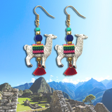 Handmade Llama Earrings