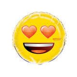 Heart Eyes Emoji Mylar Balloon