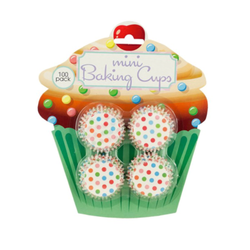 Mini Baking Cups - 100 Pack