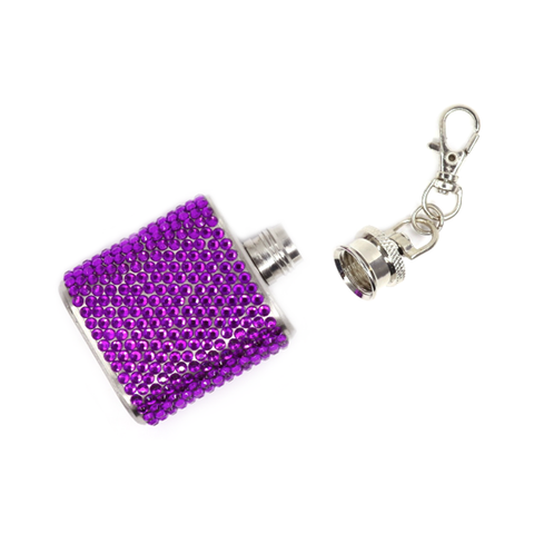 Mini Flask with Rhinestones – Milx Designs