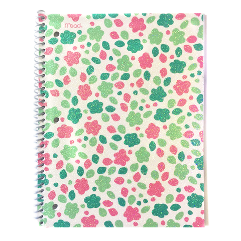 Rainbow Glitter Spots Pattern Notebook