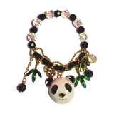 Panda Charm Stretch Bracelet