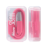 Pink Candy Micro USB Cable for iPhones