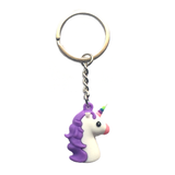 Unicorn Emoji Keychain