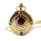 Sailor Moon Crystal Moon Power Pocket Watch Necklace