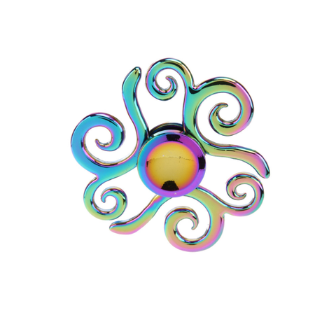 Fancy Swirl Iridescent Fidget Spinner
