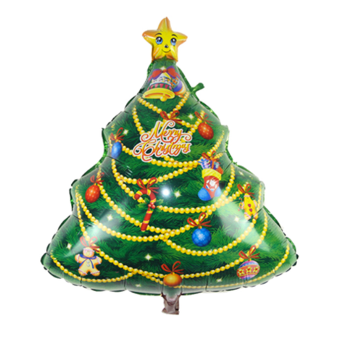 Christmas Tree Mylar Balloon