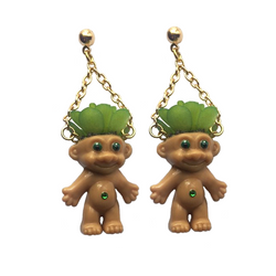vintage trolls earrings