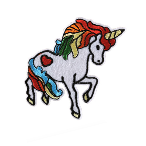 unicorn embroidery patch
