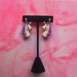 kawaii unicorn earrings