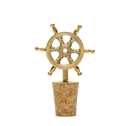 Ship Steering Wheel Wine Stopper