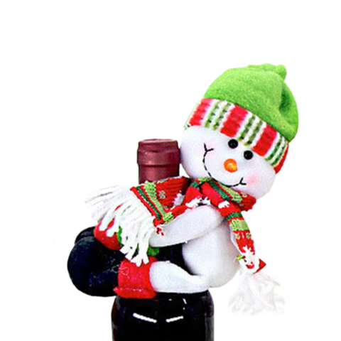 Snowman Wine Bottle Hugger Decoration